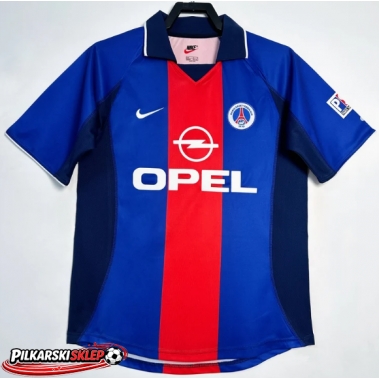 Paris Saint-Germain 2000-2001 Koszulka Retro Podstawowa Krótki Rękaw