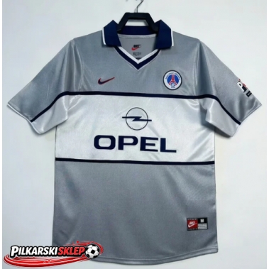 Paris Saint-Germain 2000-2001 Koszulka Retro Wyjazdowa Krótki Rękaw