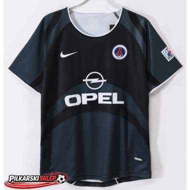 Paris Saint-Germain 2001-2002 Koszulka Retro Trzecia Krótki Rękaw