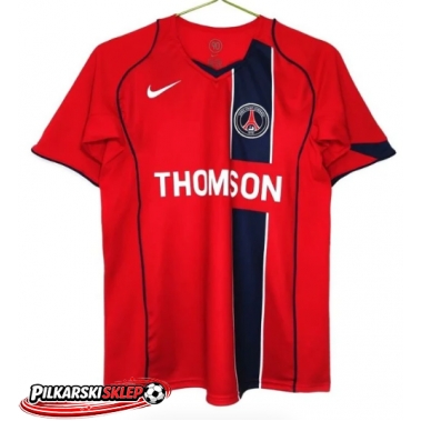 Paris Saint-Germain 2004-2005 Koszulka Retro Wyjazdowa Krótki Rękaw