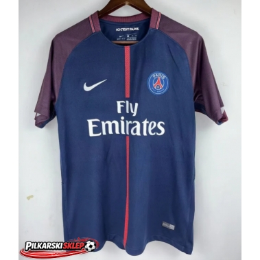 Paris Saint-Germain 2017-2018 Koszulka Retro Podstawowa Krótki Rękaw
