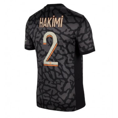 Paris Saint-Germain Achraf Hakimi #2 Koszulka Trzecia 2023-24 Krótki Rękaw