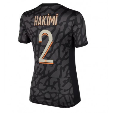Paris Saint-Germain Achraf Hakimi #2 Koszulka Trzecia damskie 2023-24 Krótki Rękaw