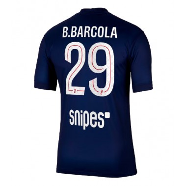 Paris Saint-Germain Bradley Barcola #29 Koszulka Podstawowa 2025-26 Krótki Rękaw
