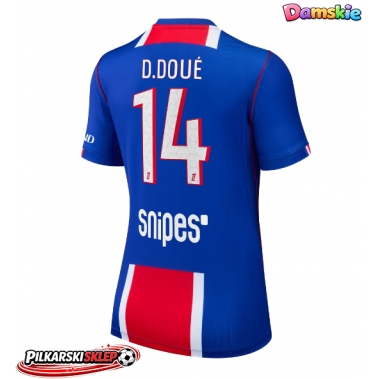 Paris Saint-Germain Desire Doue #14 Koszulka Podstawowa damskie 2026-27 Krótki Rękaw