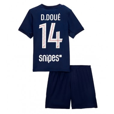 Paris Saint-Germain Desire Doue #14 Koszulka Podstawowa dzieci 2025-26 Krótki Rękaw (+ krótkie spodenki) Paris Saint-Germain Desire Doue #14 Koszulka Podstawowa dzieci 2025-26 Krótki Rękaw (+ krótkie spodenki)