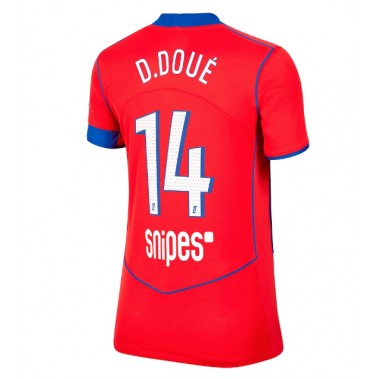 Paris Saint-Germain Desire Doue #14 Koszulka Trzecia damskie 2025-26 Krótki Rękaw Paris Saint-Germain Desire Doue #14 Koszulka Trzecia damskie 2025-26 Krótki Rękaw
