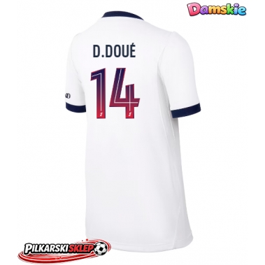 Paris Saint-Germain Desire Doue #14 Koszulka Wyjazdowa damskie 2026-27 Krótki Rękaw