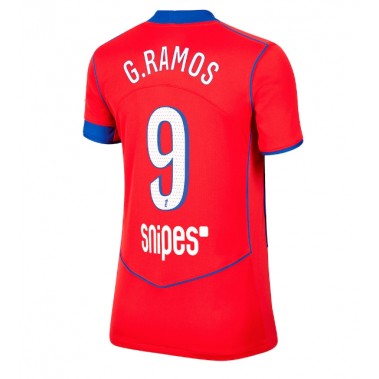 Paris Saint-Germain Goncalo Ramos #9 Koszulka Trzecia damskie 2025-26 Krótki Rękaw Paris Saint-Germain Goncalo Ramos #9 Koszulka Trzecia damskie 2025-26 Krótki Rękaw
