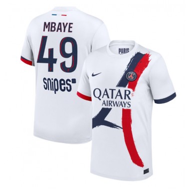 Paris Saint-Germain Ibrahim Mbaye #49 Koszulka Wyjazdowa 2025-26 Krótki Rękaw Paris Saint-Germain Ibrahim Mbaye #49 Koszulka Wyjazdowa 2025-26 Krótki Rękaw