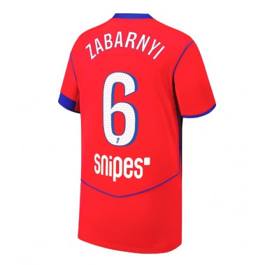 Paris Saint-Germain Illia Zabarnyi #6 Koszulka Trzecia 2025-26 Krótki Rękaw Paris Saint-Germain Illia Zabarnyi #6 Koszulka Trzecia 2025-26 Krótki Rękaw
