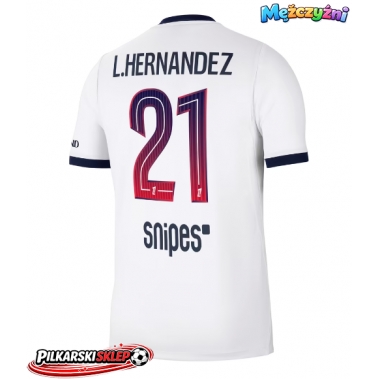 Paris Saint-Germain Lucas Hernandez #21 Koszulka Wyjazdowa 2026-27 Krótki Rękaw