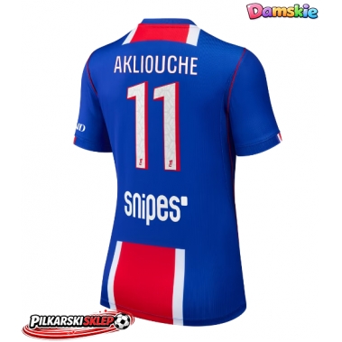 Paris Saint-Germain Maghnes Akliouche #11 Koszulka Podstawowa damskie 2026-27 Krótki Rękaw
