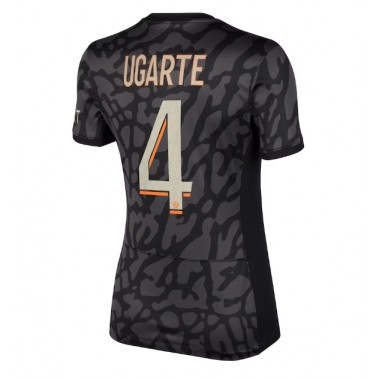Paris Saint-Germain Manuel Ugarte #4 Koszulka Trzecia damskie 2023-24 Krótki Rękaw