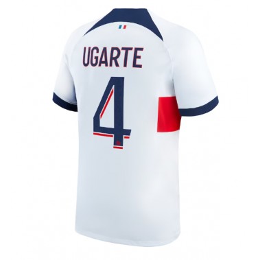 Paris Saint-Germain Manuel Ugarte #4 Koszulka Wyjazdowa 2023-24 Krótki Rękaw