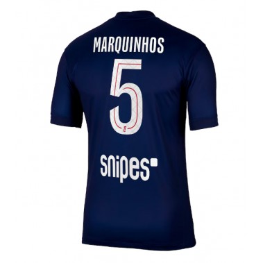 Paris Saint-Germain Marquinhos #5 Koszulka Podstawowa 2025-26 Krótki Rękaw Paris Saint-Germain Marquinhos #5 Koszulka Podstawowa 2025-26 Krótki Rękaw