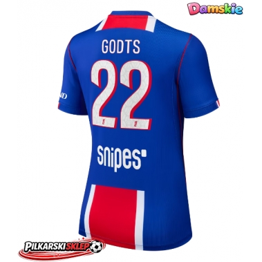 Paris Saint-Germain Mika Godts #22 Koszulka Podstawowa damskie 2026-27 Krótki Rękaw