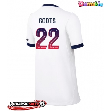 Paris Saint-Germain Mika Godts #22 Koszulka Wyjazdowa damskie 2026-27 Krótki Rękaw