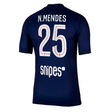 Paris Saint-Germain Nuno Mendes #25 Koszulka Podstawowa 2025-26 Krótki Rękaw Paris Saint-Germain Nuno Mendes #25 Koszulka Podstawowa 2025-26 Krótki Rękaw