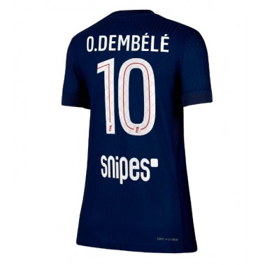 Paris Saint-Germain Ousmane Dembele #10 Koszulka Podstawowa damskie 2025-26 Krótki Rękaw Paris Saint-Germain Ousmane Dembele #10 Koszulka Podstawowa damskie 2025-26 Krótki Rękaw