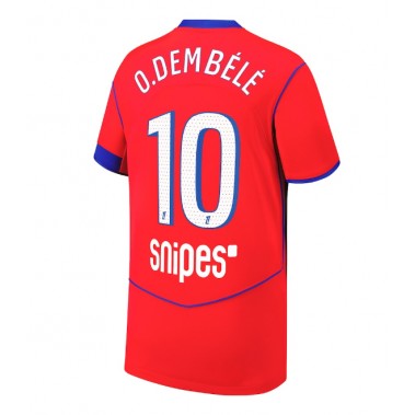Paris Saint-Germain Ousmane Dembele #10 Koszulka Trzecia 2025-26 Krótki Rękaw Paris Saint-Germain Ousmane Dembele #10 Koszulka Trzecia 2025-26 Krótki Rękaw