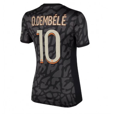 Paris Saint-Germain Ousmane Dembele #10 Koszulka Trzecia damskie 2023-24 Krótki Rękaw