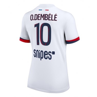 Paris Saint-Germain Ousmane Dembele #10 Koszulka Wyjazdowa damskie 2025-26 Krótki Rękaw Paris Saint-Germain Ousmane Dembele #10 Koszulka Wyjazdowa damskie 2025-26 Krótki Rękaw