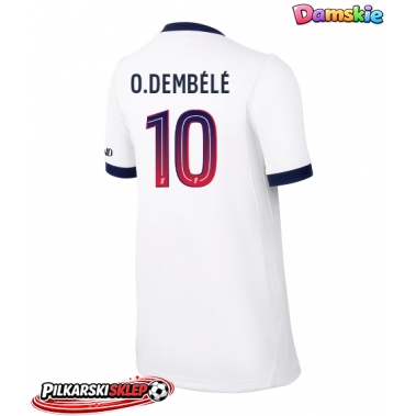Paris Saint-Germain Ousmane Dembele #10 Koszulka Wyjazdowa damskie 2026-27 Krótki Rękaw
