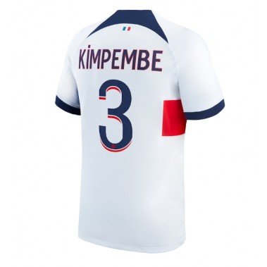 Paris Saint-Germain Presnel Kimpembe #3 Koszulka Wyjazdowa 2023-24 Krótki Rękaw