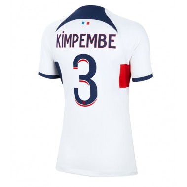 Paris Saint-Germain Presnel Kimpembe #3 Koszulka Wyjazdowa damskie 2023-24 Krótki Rękaw