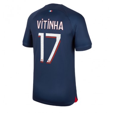 Paris Saint-Germain Vitinha Ferreira #17 Koszulka Podstawowa 2023-24 Krótki Rękaw