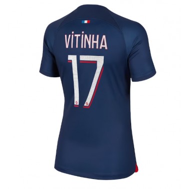 Paris Saint-Germain Vitinha Ferreira #17 Koszulka Podstawowa damskie 2023-24 Krótki Rękaw