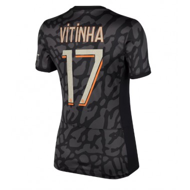 Paris Saint-Germain Vitinha Ferreira #17 Koszulka Trzecia damskie 2023-24 Krótki Rękaw
