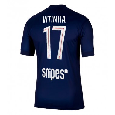 Paris Saint-Germain Vitinha #17 Koszulka Podstawowa 2025-26 Krótki Rękaw Paris Saint-Germain Vitinha #17 Koszulka Podstawowa 2025-26 Krótki Rękaw