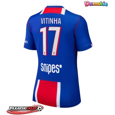 Paris Saint-Germain Vitinha #17 Koszulka Podstawowa damskie 2026-27 Krótki Rękaw
