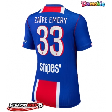 Paris Saint-Germain Warren Zaire-Emery #33 Koszulka Podstawowa damskie 2026-27 Krótki Rękaw