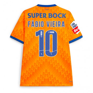 Porto Fabio Vieira #10 Koszulka Wyjazdowa 2024-25 Krótki Rękaw