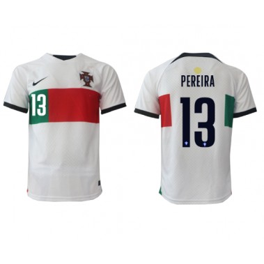 Portugal Danilo Pereira #13 Koszulka Wyjazdowa MŚ 2022 Krótki Rękaw