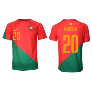 Portugal Joao Cancelo #20 Koszulka Podstawowa MŚ 2022 Krótki Rękaw