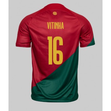 Portugal Vitinha #16 Koszulka Podstawowa MŚ 2022 Krótki Rękaw