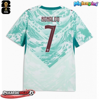 Portugalia Cristiano Ronaldo #7 Koszulka Wyjazdowa MŚ 2026 Krótki Rękaw