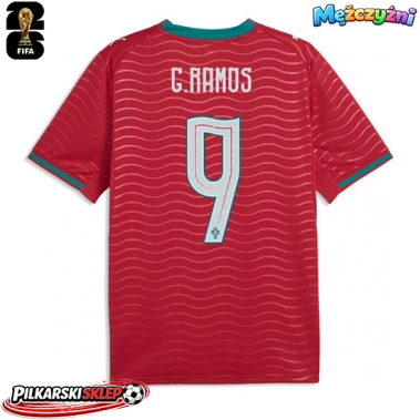 Portugalia Goncalo Ramos #9 Koszulka Podstawowa MŚ 2026 Krótki Rękaw