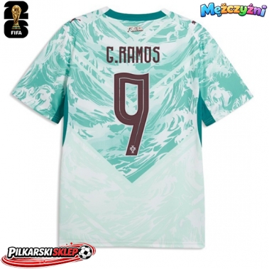 Portugalia Goncalo Ramos #9 Koszulka Wyjazdowa MŚ 2026 Krótki Rękaw
