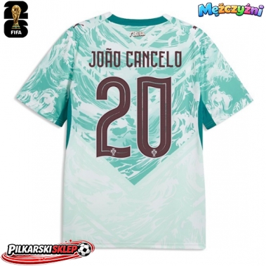 Portugalia Joao Cancelo #20 Koszulka Wyjazdowa MŚ 2026 Krótki Rękaw