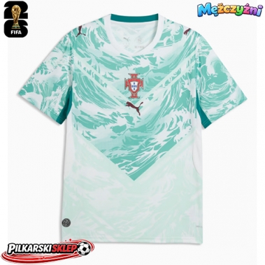 Portugalia Koszulka Wyjazdowa MŚ 2026 Krótki Rękaw
