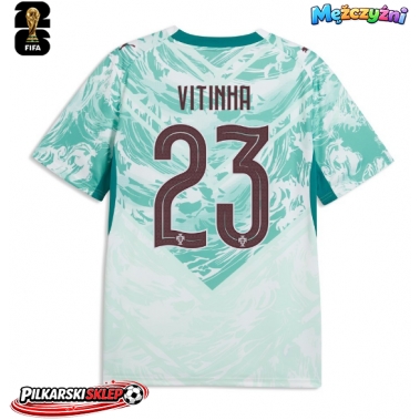 Portugalia Vitinha #23 Koszulka Wyjazdowa MŚ 2026 Krótki Rękaw