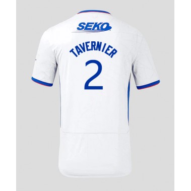 Rangers James Tavernier #2 Koszulka Wyjazdowa 2024-25 Krótki Rękaw