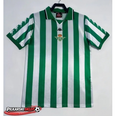 Real Betis 1999-2000 Koszulka Retro Podstawowa Krótki Rękaw