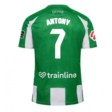 Real Betis Antony #7 Koszulka Podstawowa 2025-26 Krótki Rękaw