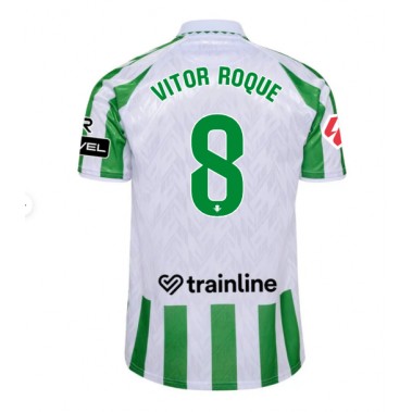 Real Betis Vitor Roque #8 Koszulka Podstawowa 2024-25 Krótki Rękaw